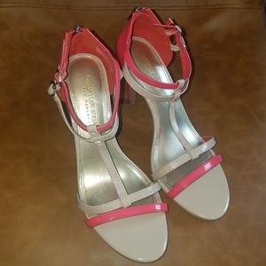 Christian Siriano for Payless Coral Strappy Heels